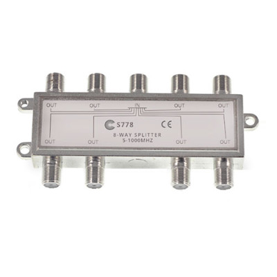 Делитель ТВ 5-1000 MHz (1x8) S778 Делитель ТВ 5-1000 MHz (1x8) S778