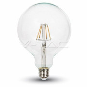 Светодиодная лампа 10W филамент E27 G125 2700K V-TAC