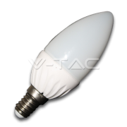 Светодиодная лампа 4W E14 свеча 2700K V-TAC