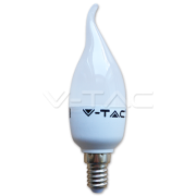 Светодиодная лампа 4W E14 свеча 2700K V-TAC
