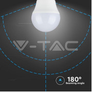 Светодиодная лампа 4Вт E27 G45 4500К V-TAC