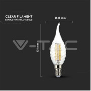 Светодиодная лампа 4 Вт V-TAC LED