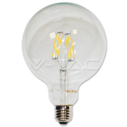 Светодиодная лампа 6W филамент E27 A60 4500K V-TAC