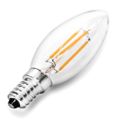 Светодиодная лампа 4W E14 теплый свет Dipah Filament Candle 1328
