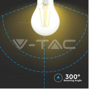 Светодиодная лампа 4Вт E27 A60 4000K V-TAC