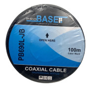Коаксиальный кабель черный с гелем PRO BASE PB690L-JB