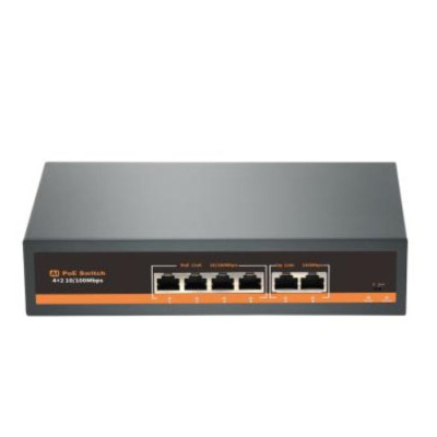 Amiko POE Switch 4CH+2 SW4200 Amiko POE Switch 4CH+2 SW4200