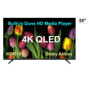LED-телевизор Dune HD Q55R1 (55-дюймовый QLED-телевизор)