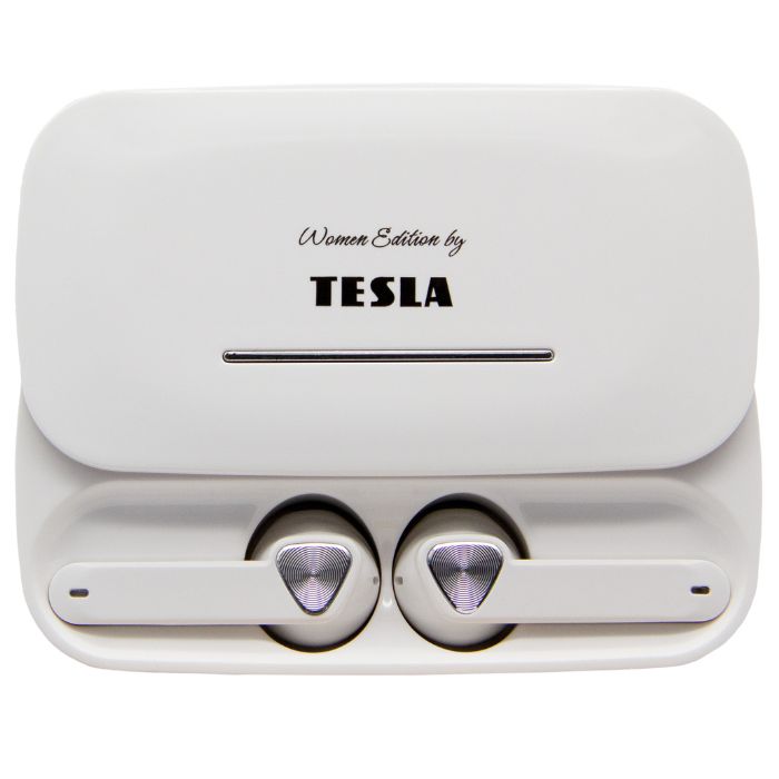 Bluetooth ausinės TESLA Sound EB20 prabangus baltas