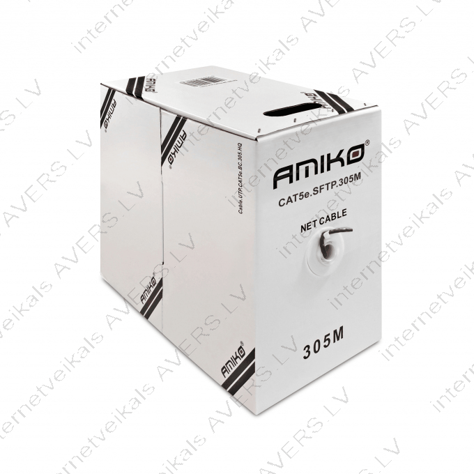 Kabelis CAT5 UTP 305 m Amiko