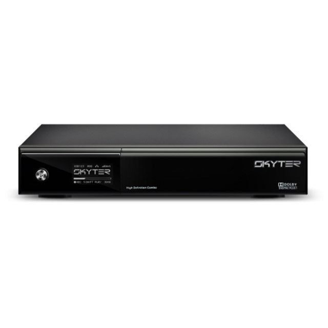 SKYTER 3D HD 2xDVB-S2+DVB-T2 imtuvas