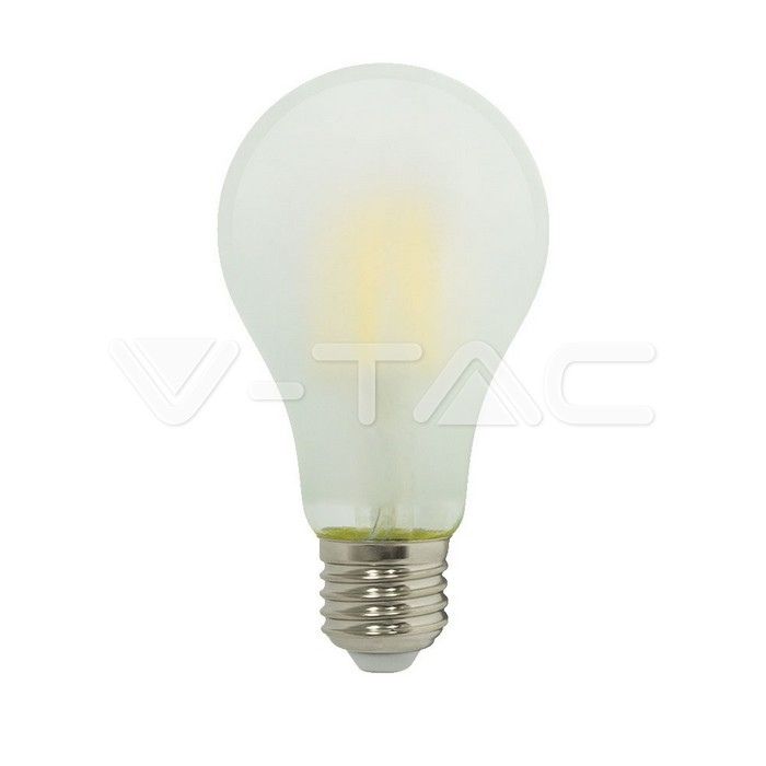 LED lemputė 6W Filament E27 A60 Frost Cover 2700K V-TAC